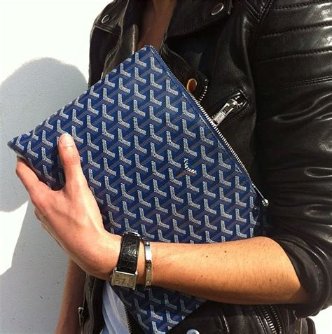 goyard gold clutch|Goyard clutch men.